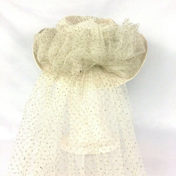 Vintage 80’s Wedding Hat With Veil - Picture 4 of 8
